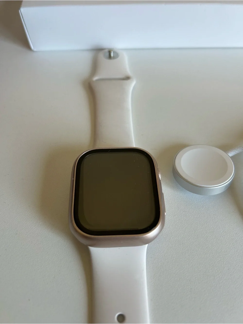 Apple Watch Series 10 GPS 42mm Pink Aluminum w/ Pink Sport Band & Box